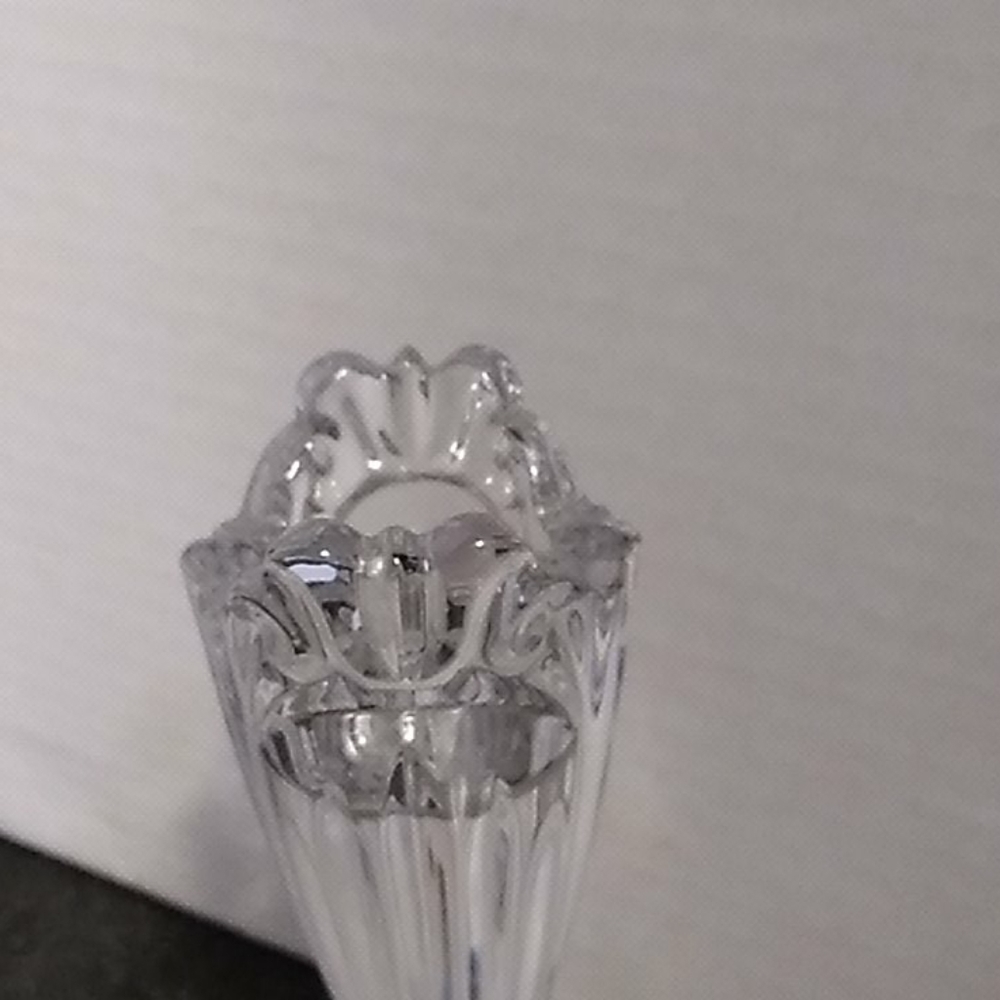 Glass Candlesticks ( pair) - Picture 5 of 7